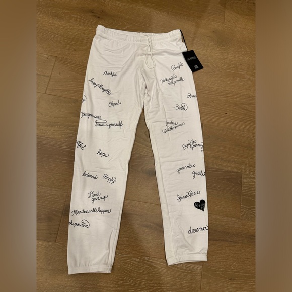 Lauren Moshi Small White Joggers. ⚡️🤍 - Picture 1 of 4